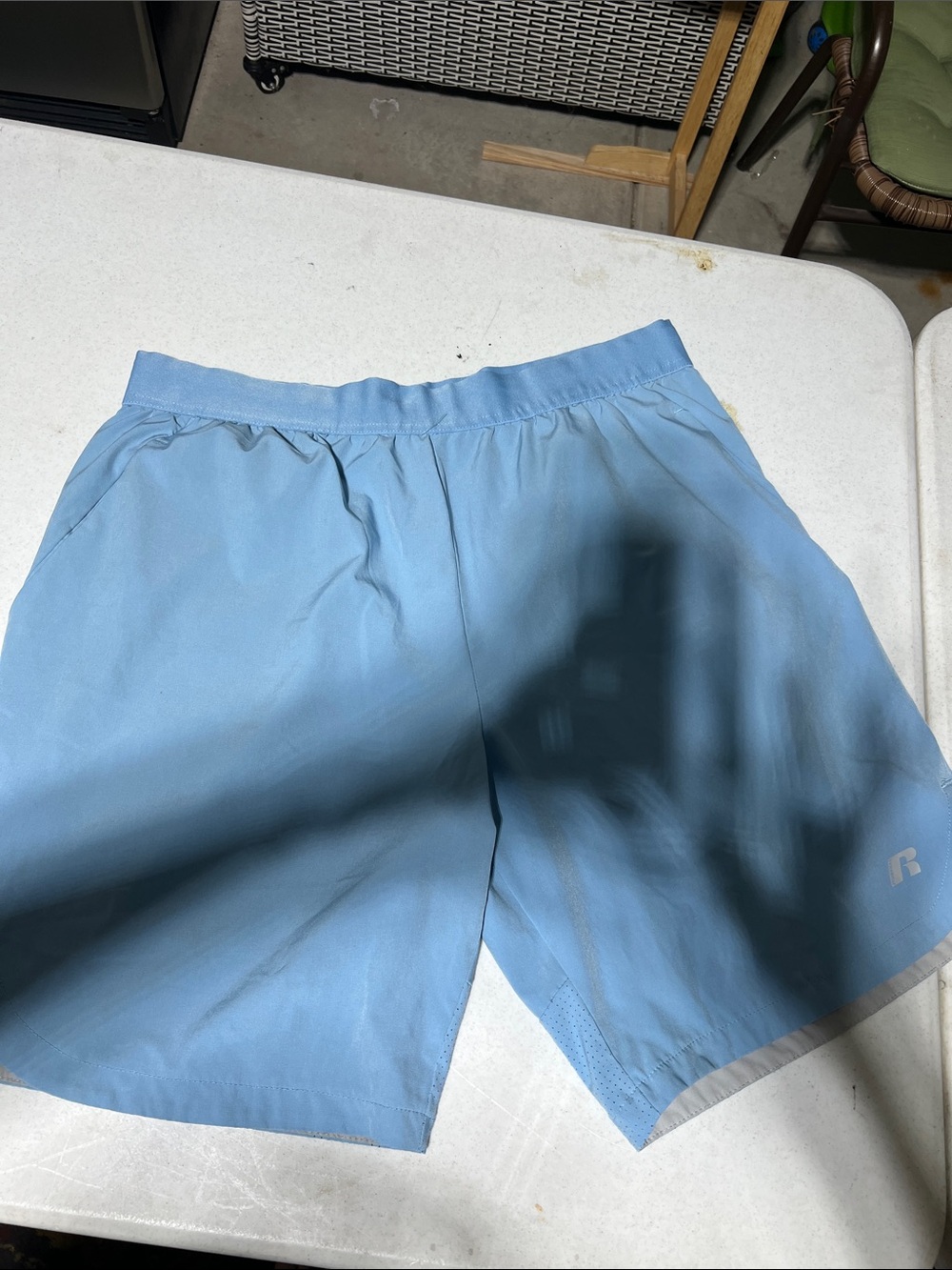 Russell Athletic Light Blue Performance Shorts
